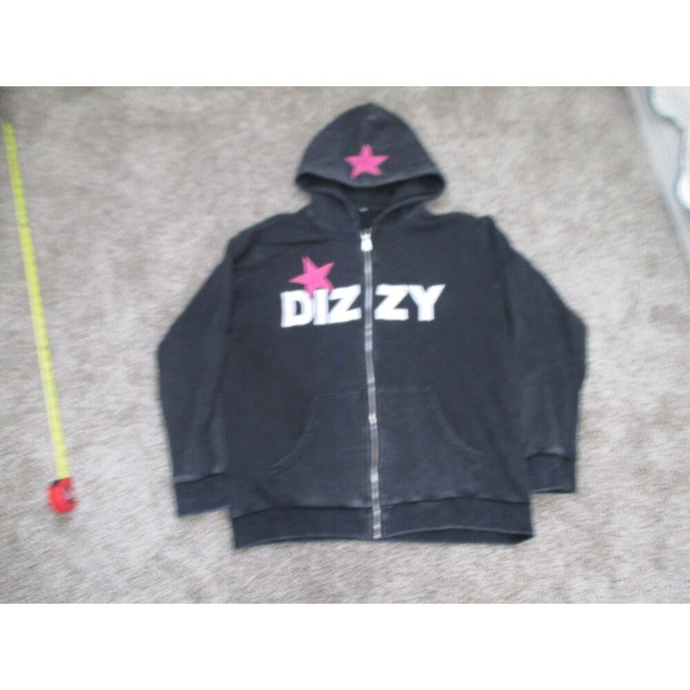 y2k vintage Dizzy Jacket Mens XL black Streetwear Unique